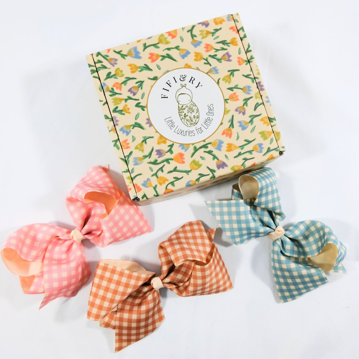 Set of 3 -  6" Gingham Collection