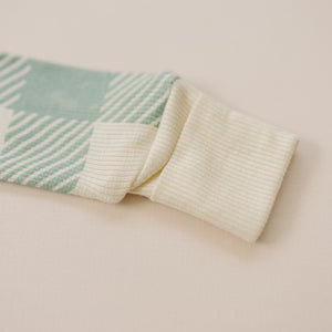 100% Lyocell Bamboo Ribbed Convertible Footie Pajamas