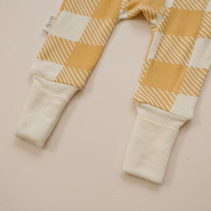 100% Lyocell Bamboo Ribbed Convertible Footie Pajamas