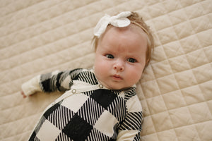 100% Lyocell Bamboo Ribbed Convertible Footie Pajamas