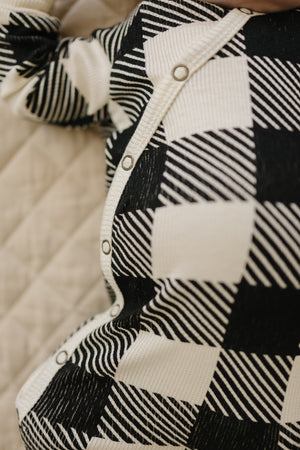 100% Lyocell Bamboo Ribbed Convertible Footie Pajamas